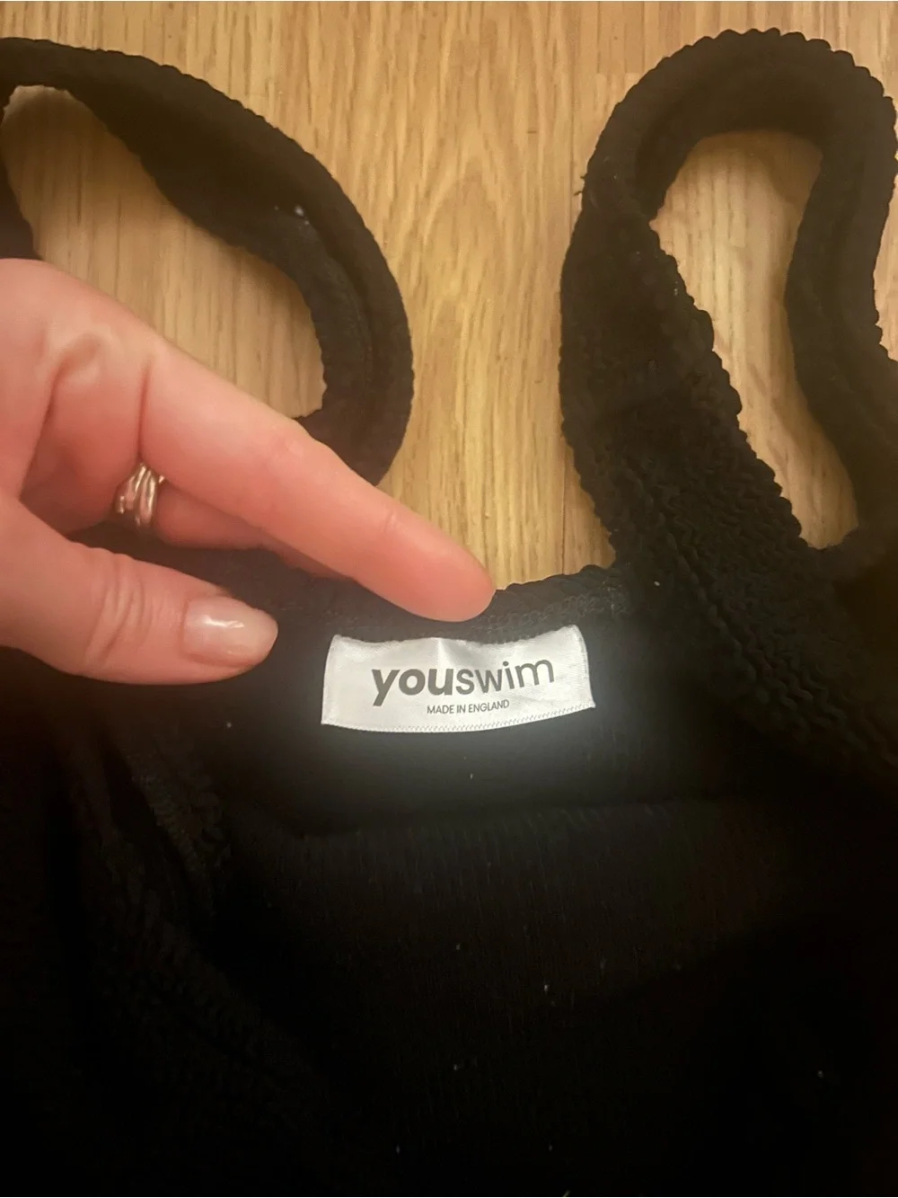 YouSwim Aplomb Black One Piece Swimsuit
